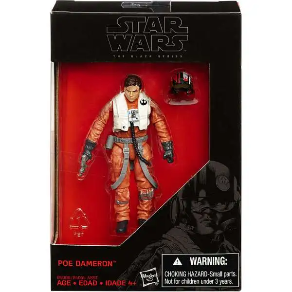 Star Wars The Force Awakens Black Series Poe Dameron Exclusive Action Figure [3.75 Inch]