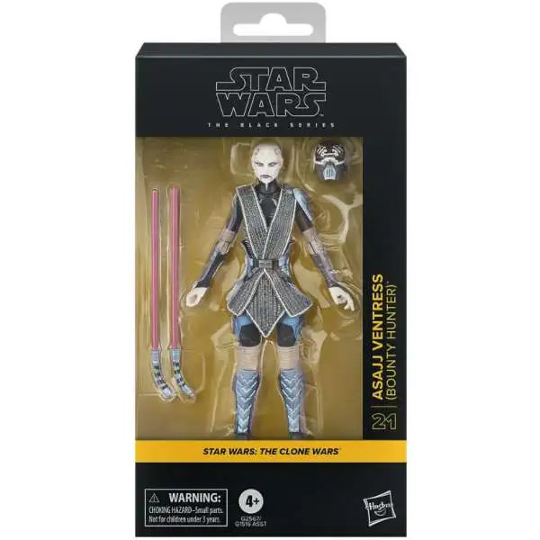 Star Wars The Clone Wars Black Series Asajj Ventress Action Figure