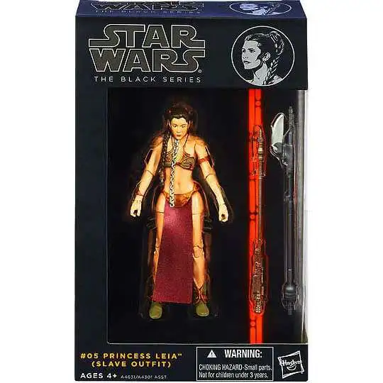 Star Wars Return of the Jedi Black Series Wave 2 Princess Leia Action Figure #05 [Slave Outfit]