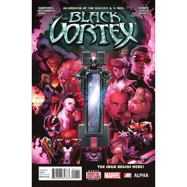 Marvel Comics Guardians of the Galaxy & X-Men #1 The Black Vortex Comic Book [Alpha]
