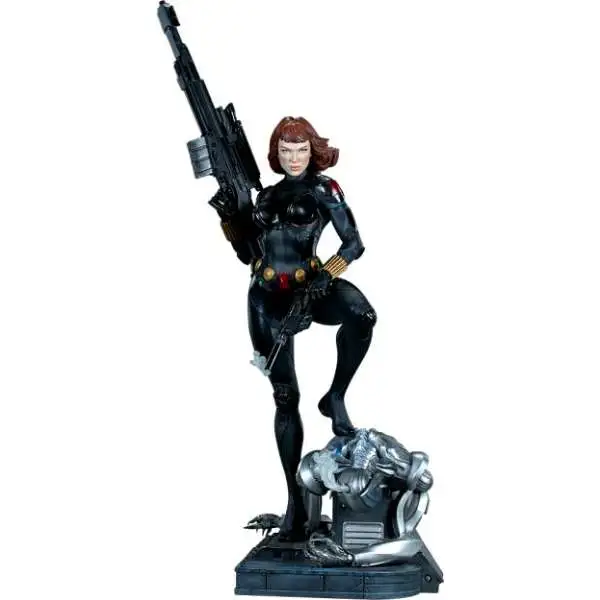 MARVEL AVENGERS BLACK WIDOW フィギュア Marvel Black Widow 24 Premium Format Statue Sideshow Collectibles
