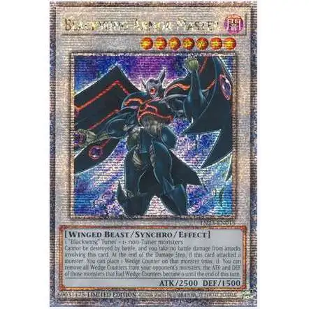 YuGiOh Trading Card Game 25th Anniversary Quarter Century Secret Rare Blackwing Armor Master TN23-EN015