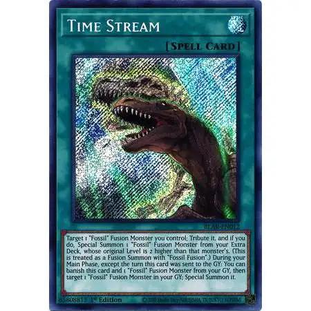 YuGiOh Battles of Legend Armageddon Secret Rare Time Stream BLAR-EN012