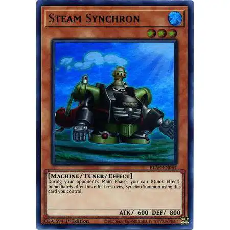 YuGiOh Battles of Legend Armageddon Ultra Rare Steam Synchron BLAR-EN064
