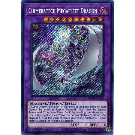 YuGiOh Battles of Legend Armageddon Secret Rare Chimeratech Megafleet Dragon BLAR-EN085