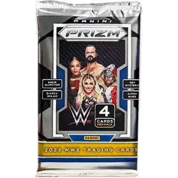 WWE Wrestling Panini 2023 Prizm Trading Card BLASTER Pack [4 Cards]