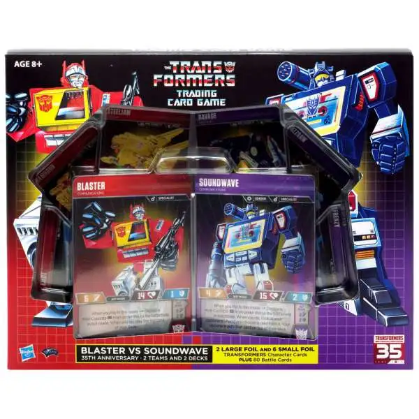 Transformers Blaster vs. Soundwave Trading Card Game [Version 2, Damaged Package]