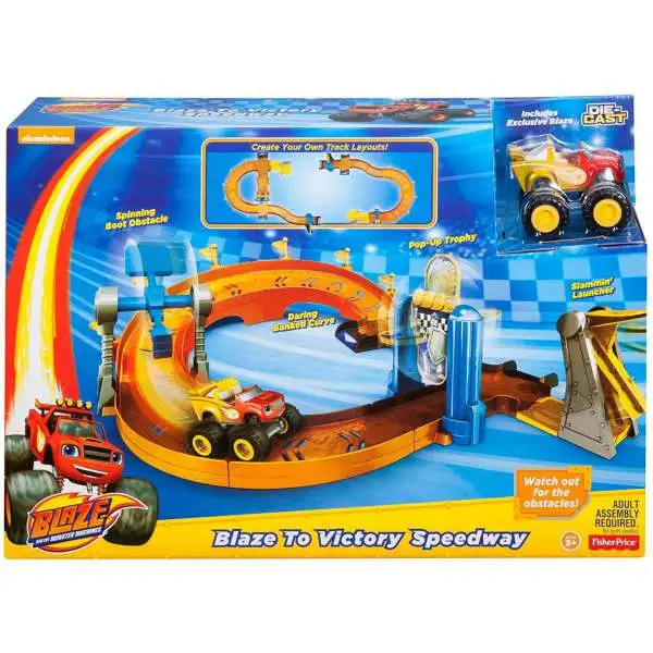 Fisher Price Blaze the Monster Machines Blaze to Victory Speedway