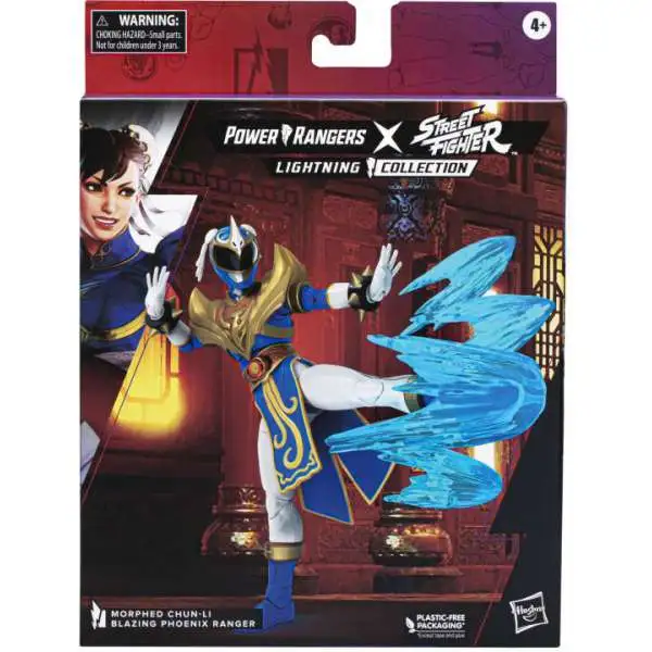 Power Rangers X Street Fighter Lightning Collection Morphed Blazing Phoenix Chun-Li Action Figure