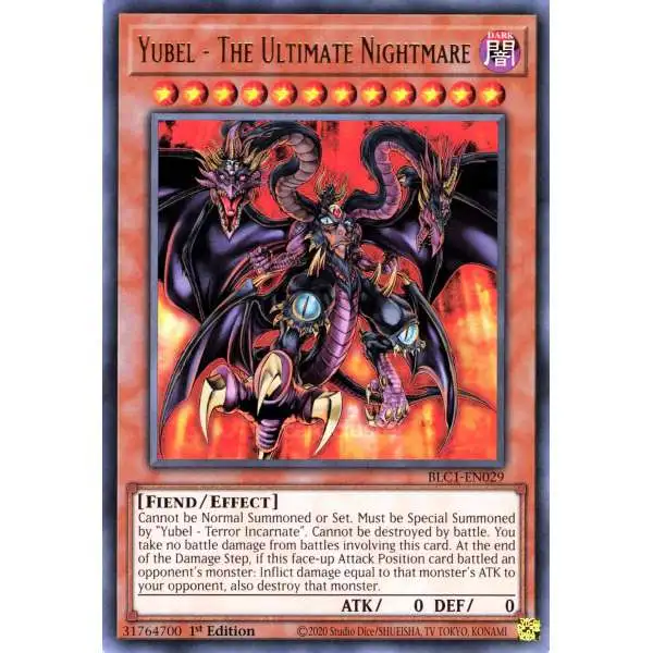 yugioh ultimate card battle Yu-Gi-Oh! - Yubel - The Nightmare (LCGX-EN199) - Legendary Collection 2-1st Edition You take no battle damage from battles involving this card. Yu-Gi-Oh is the best card