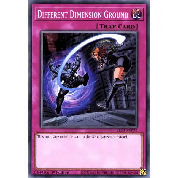 YuGiOh Trading Card Game Battles of Legend: Chapter 1 Common Different Dimension Ground BLC1-EN076