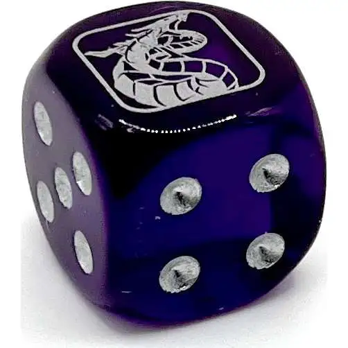 YuGiOh Trading Card Game Battles of Legend: Chapter 1 Purple 6-Sided Die BLC1