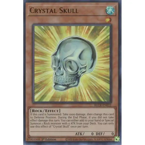 crystal skull deck yugioh YuGiOh Trading Card Game Return of the Duelist Single Card Rare Chronomaly Crystal Skull REDU-EN013