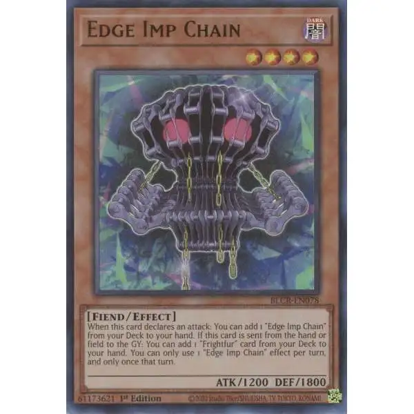 YuGiOh Battles of Legend Crystal Revenge Ultra Rare Edge Imp Chain BLCR-EN078