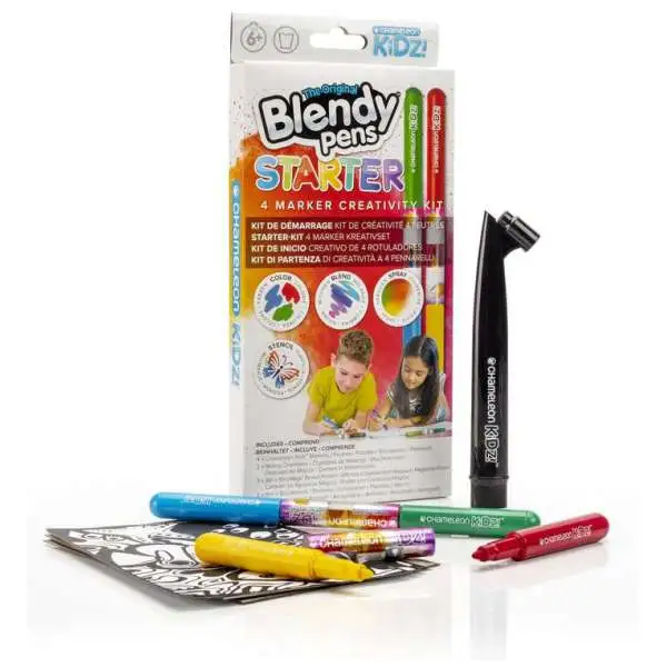 The Original Bendy Pens 4 Marker Creativity Starter Kit