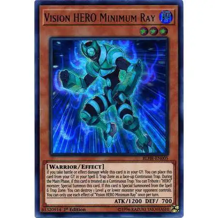 YuGiOh Battles of Legend: Hero's Revenge Ultra Rare Vision HERO Minimum Ray BLHR-EN005