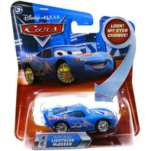 Disney / Pixar Cars Lenticular Eyes Series 2 Bling Bling Lightning McQueen Diecast Car