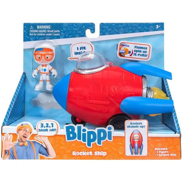 Blippi Rocket Ship Vehicle