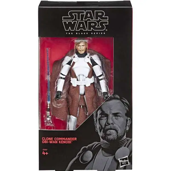 Star Wars Black Series Clone Commander Obi-Wan Kenobi Exclusive Action Figure
