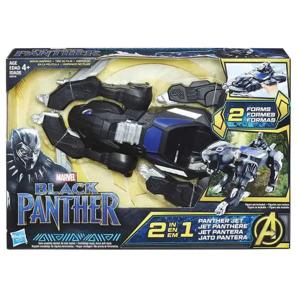 Marvel Black Panther Panther Jet 2-In-1 Vehicle