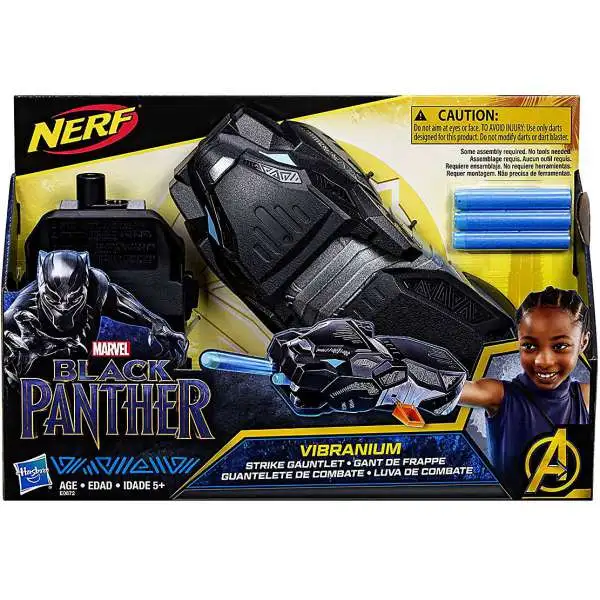 Marvel Black Panther Nerf Vibranium Strike Gauntlet Roleplay Toy