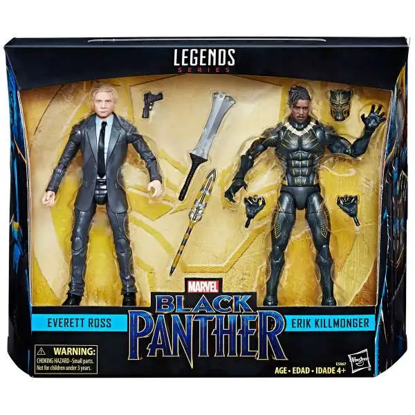 Black Panther Marvel Legends Everett Ross & Erik Killmonger Exclusive Action Figure 2-Pack