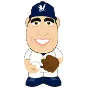 MLB Milwaukee Brewers Big League Minis Ryan Braun Vinyl Mini Figure [Loose]