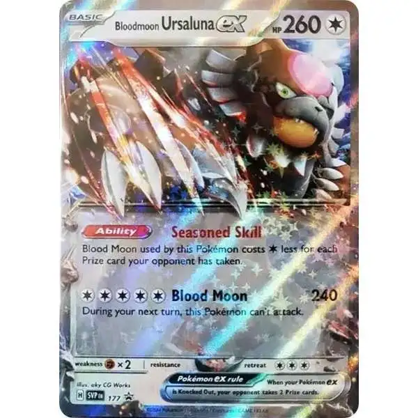 Pokemon Scarlet & Violet Promo Bloodmoon Ursaluna ex SVP177