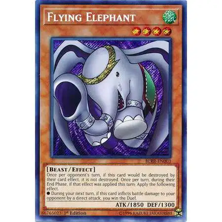 YuGiOh Battles of Legend: Relentless Revenge Secret Rare Flying Elephant BLRR-EN003