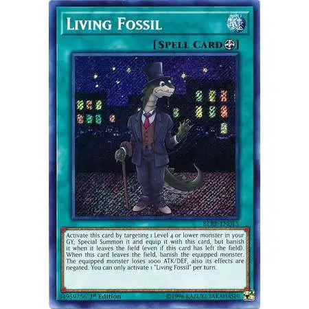 YuGiOh Battles of Legend: Relentless Revenge Secret Rare Living Fossil BLRR-EN015