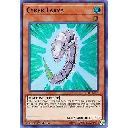 YuGiOh Battles of Legend: Relentless Revenge Ultra Rare Cyber Larva BLRR-EN019
