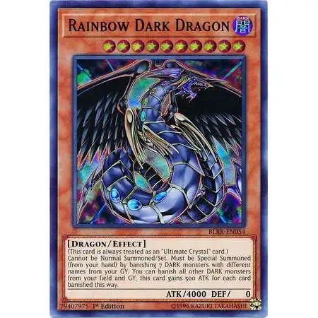 YuGiOh Battles of Legend: Relentless Revenge Ultra Rare Rainbow Dark Dragon BLRR-EN054