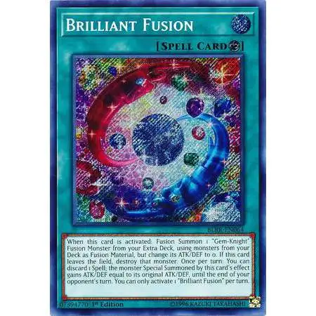 YuGiOh Battles of Legend: Relentless Revenge Secret Rare Brilliant Fusion BLRR-EN064