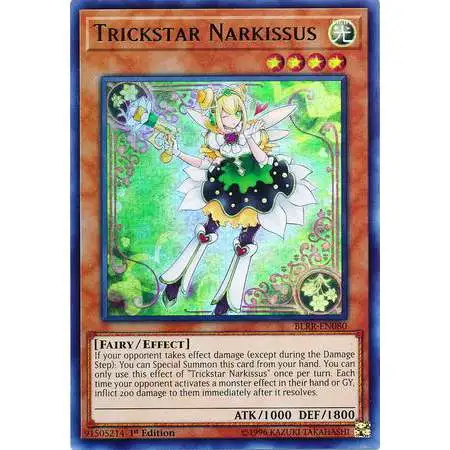 YuGiOh Battles of Legend: Relentless Revenge Ultra Rare Trickstar Narkissus BLRR-EN080