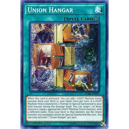 YuGiOh Battles of Legend: Relentless Revenge Secret Rare Union Hangar BLRR-EN092