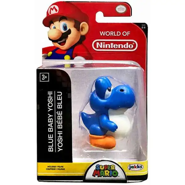 World of Nintendo Blue Baby Yoshi 2.5-Inch Mini Figure