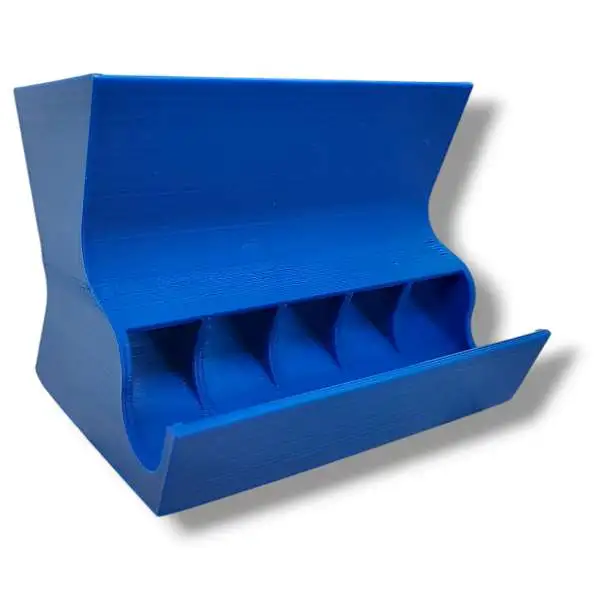 Tabletop Blue Dice Try