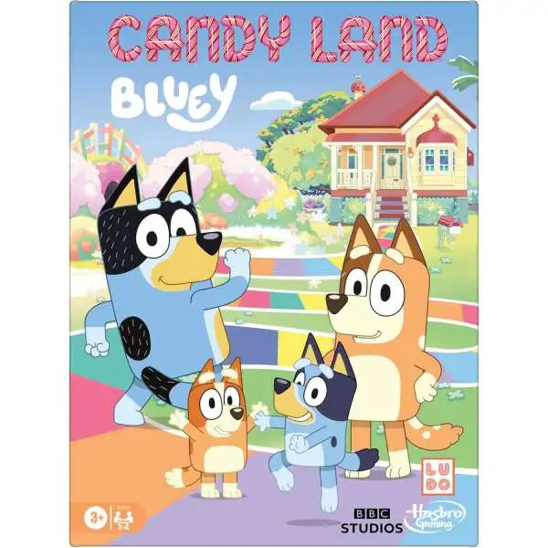 Bluey Candy Land Exclusive Board Game [Play as Dad, Mum, Bluey, Bingo, Muffin or Socks!]