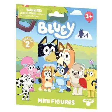 Bluey Series 2 Mini Figure Mystery Pack [1 RANDOM Character]