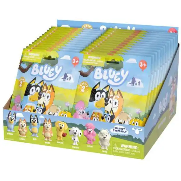 Bluey Series 2 Mini Figure Mystery Box [24 Packs]