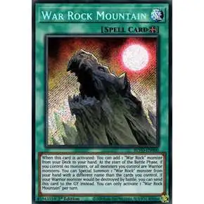YuGiOh Blazing Vortex Secret Rare War Rock Mountain BLVO-EN000