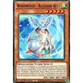 YuGiOh Blazing Vortex Common Windwitch - Blizzard Bell BLVO-EN016