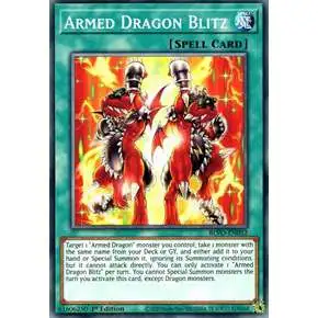 YuGiOh Blazing Vortex Common Armed Dragon Blitz BLVO-EN052