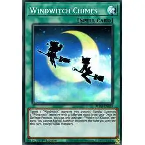 YuGiOh Blazing Vortex Super Rare Windwitch Chimes BLVO-EN059