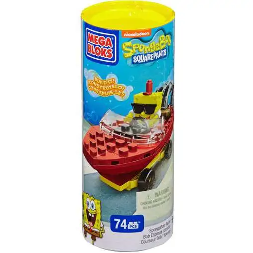 Mega Bloks Spongebob Squarepants Boat Racers SpongeBob Boat Racer Set #94616