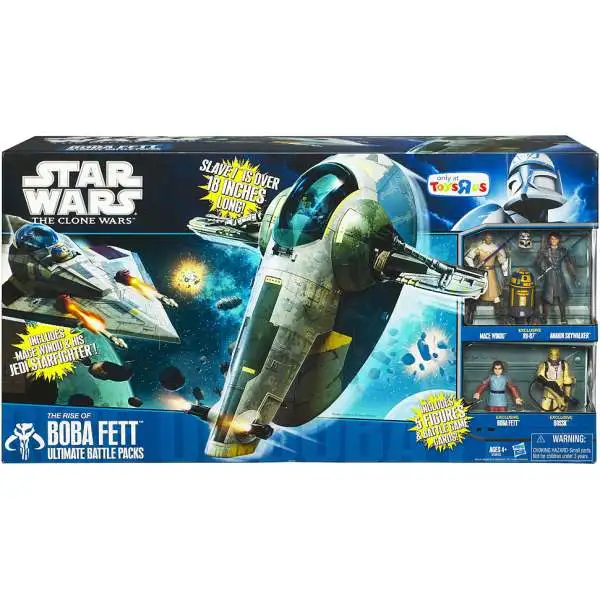 Star Wars Clone Wars 2011 Battle Packs Rise of Boba Fett Exclusive Action Figure Set