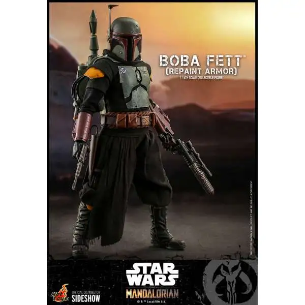 Star Wars The Mandalorian Boba Fett Collectible Figure [Repaint Armor]