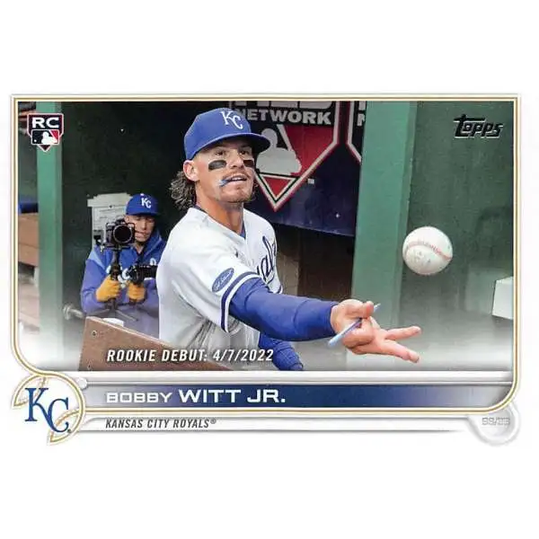 MLB 2022 Topps Update Series Bobby Witt Jr. US187 [Rookie Debut]