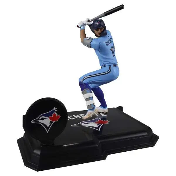 McFarlane Toys MLB Toronto Blue Jays Sports Baseball Bo Bichette 7-Inch Posed Figure [Light Blue Uniform, Regular Version]
