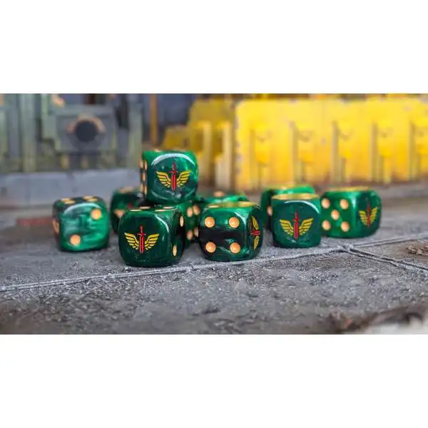Baron Of Dice 6-Sided d6 Angels of Death Dice Pack [25-Count Rounded]